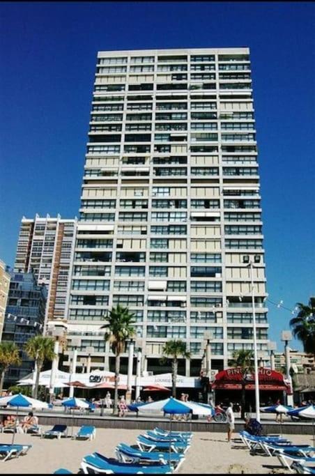 Piso 21 Unico A Pie De Playa En Esquina Lägenhet Benidorm Exteriör bild