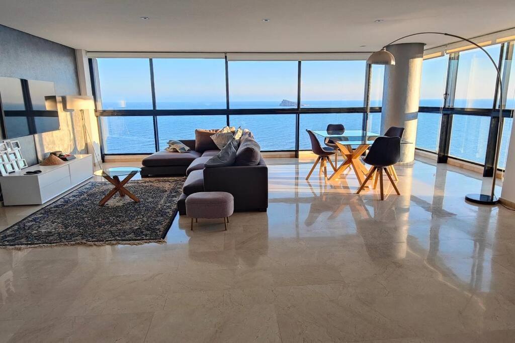 Piso 21 Unico A Pie De Playa En Esquina Lägenhet Benidorm Exteriör bild